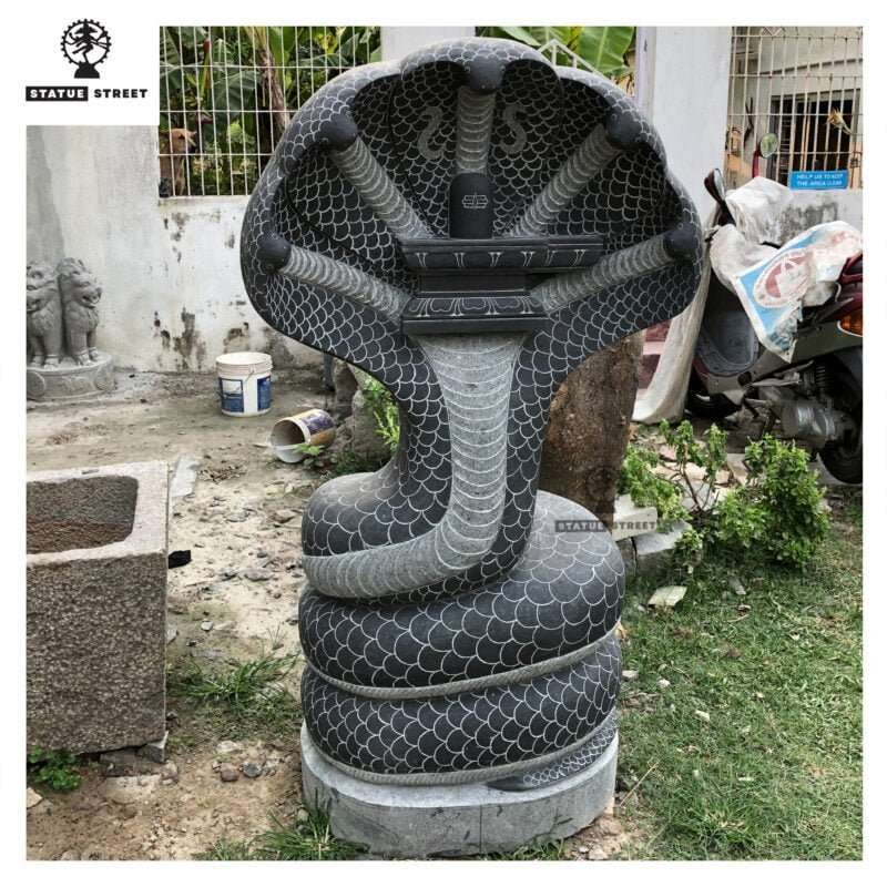 Nagaraj With Shiva Lingam Statue