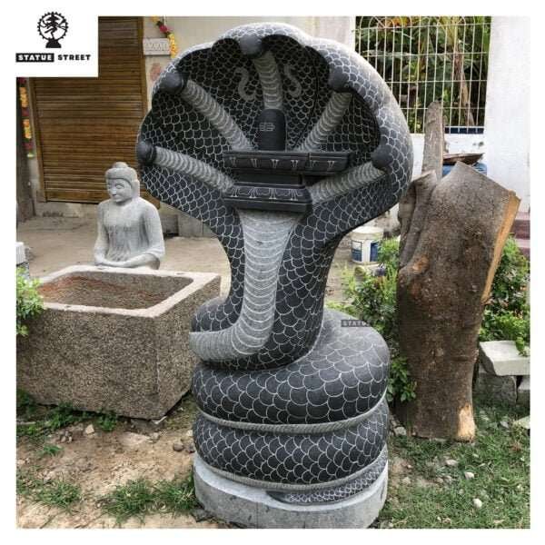 Nagaraj With Shiva Lingam Statue