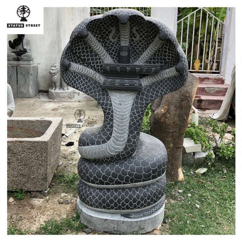 Nagaraj With Shiva Lingam Statue