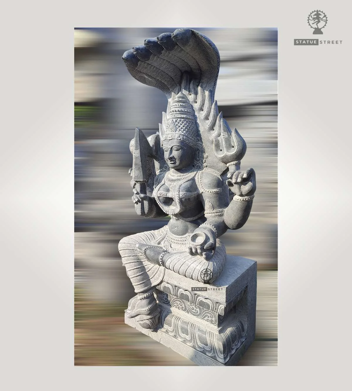 Amman Statue 5ft | Granite Stone - Image 4