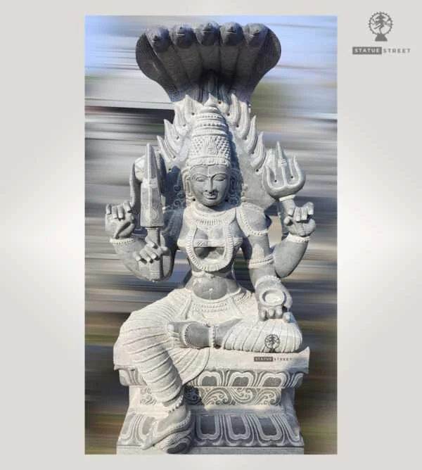 Amman Statue 5ft | Granite Stone - Image 2
