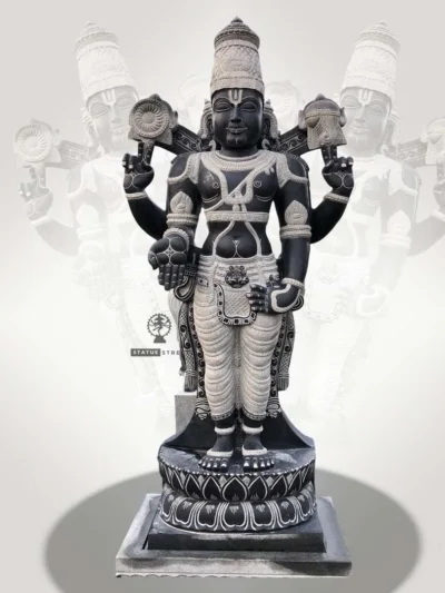 Big Vishnu (Perumal) 10ft | Granite Stone