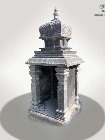 Mandapam Granite Temple Covered Design 7ft | Granite Stone