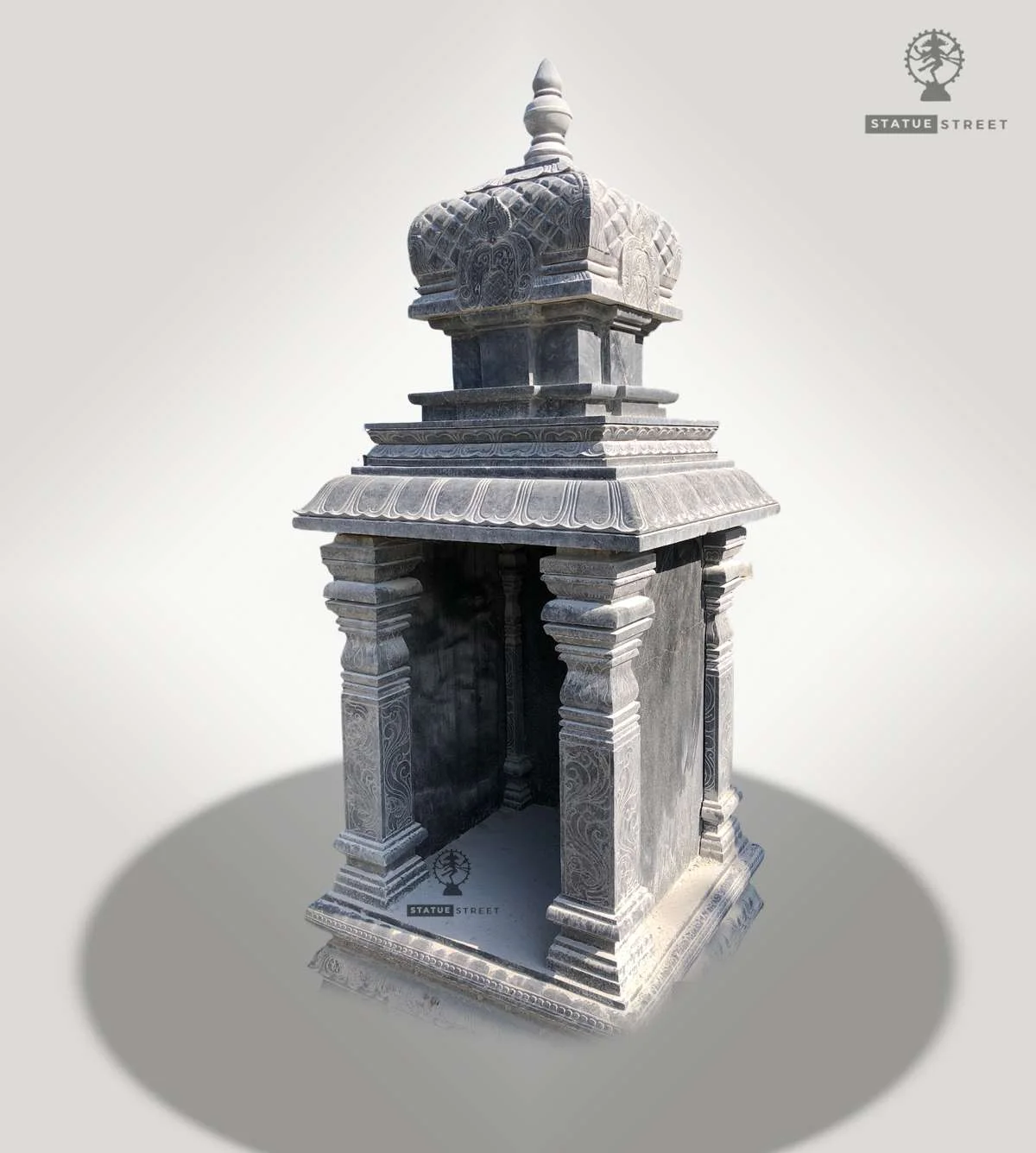 Mandapam Granite Temple Covered Design 7ft | Granite Stone
