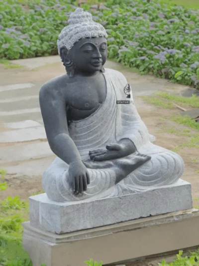 Meditation Buddha Statue 3ft | Granite Stone