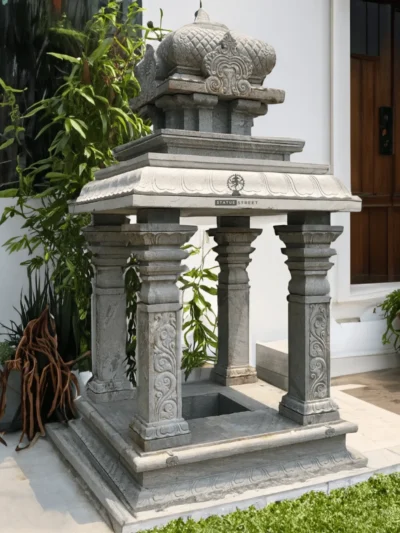 Granite Temple For Exterior Decor 6ft | Granite Stone