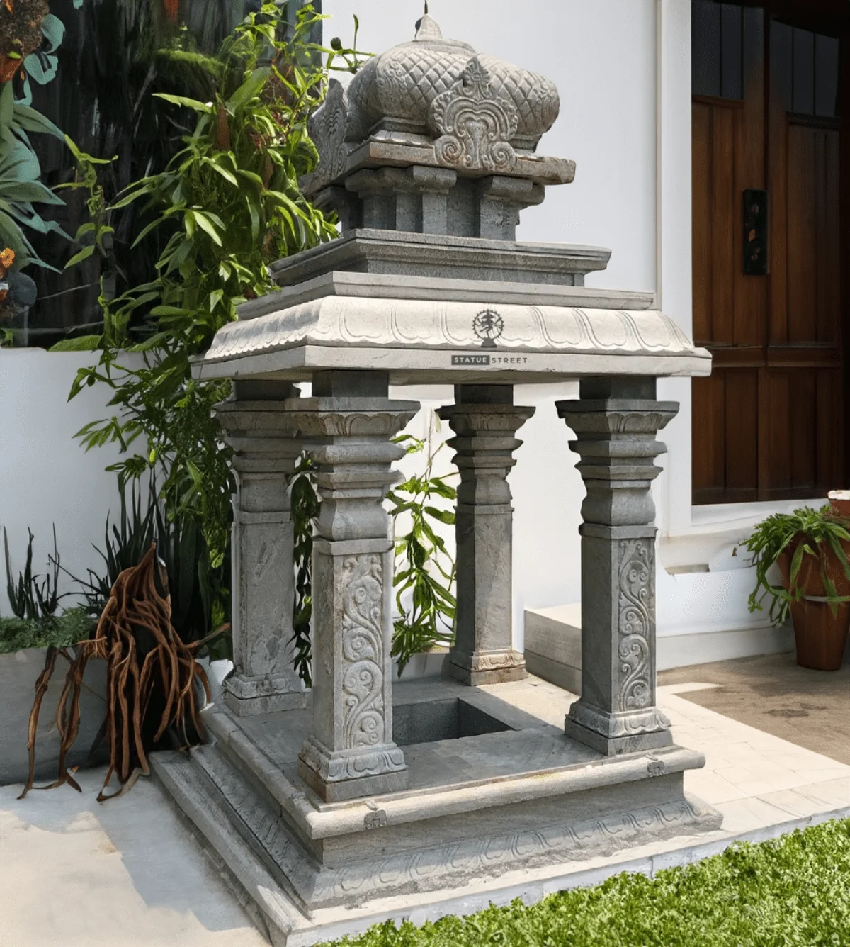 Granite Temple For Exterior Decor 6ft | Granite Stone