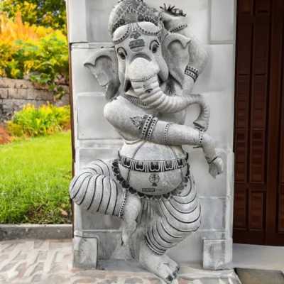 Dancing Ganesha Statue 5ft | Granite Stone