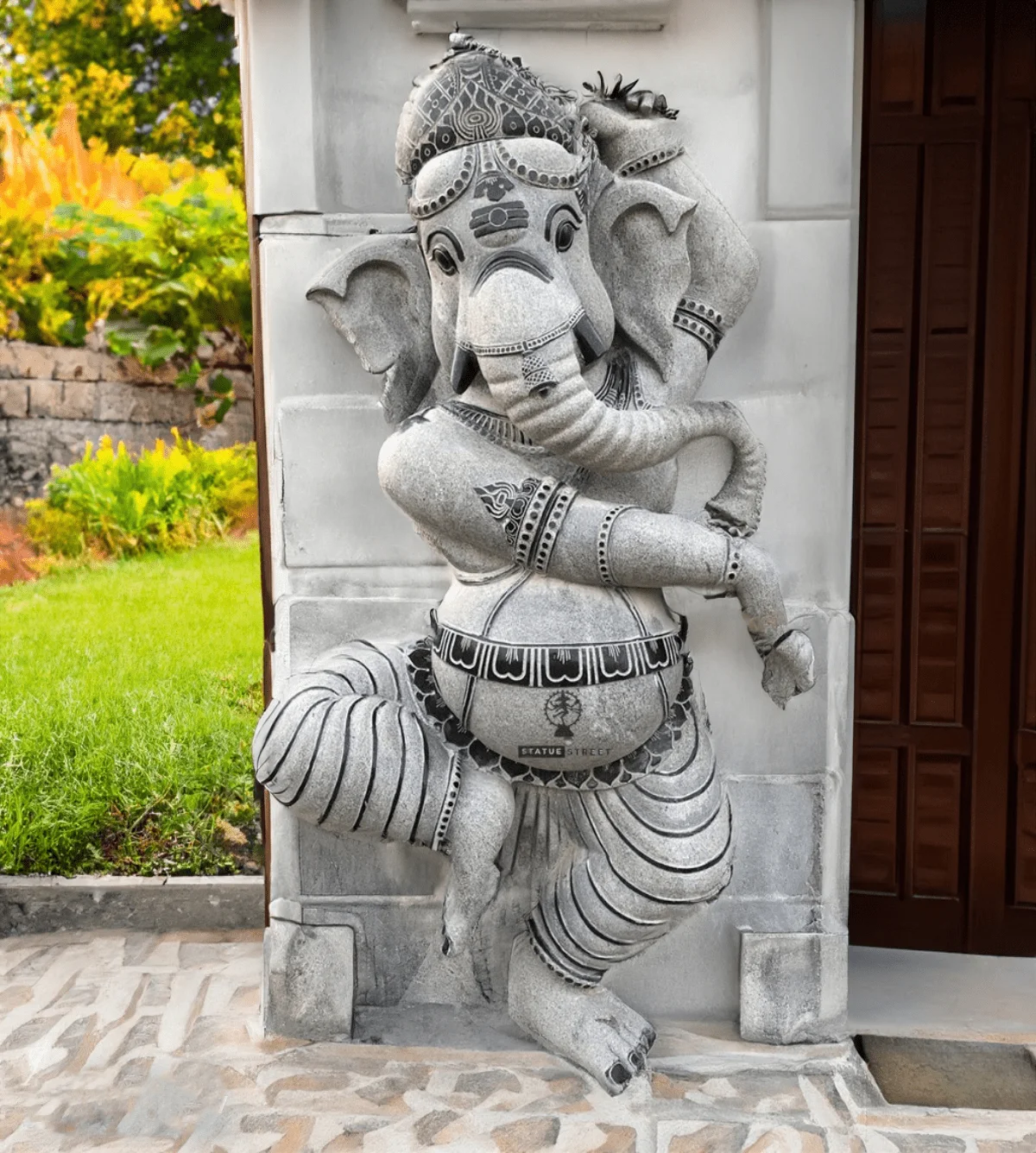 Dancing Ganesha Statue 5ft | Granite Stone