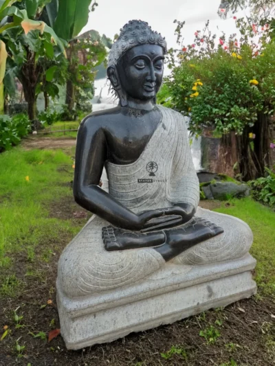Buddha Statue 4ft Sitting Pose | Granite Stone