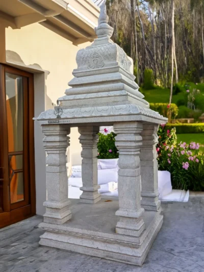 Granite Stone Mandapam Temple Design 5ft | Granite Stone