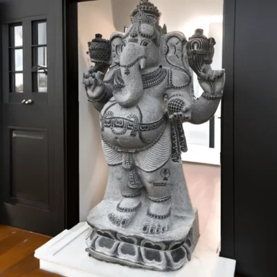 Traditional Ganesha 4 ft ( Vinayagar ) | Granite Stone