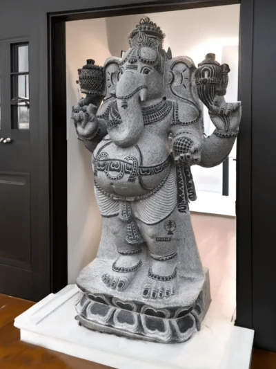 Traditional Ganesha 4 ft ( Vinayagar ) | Granite Stone