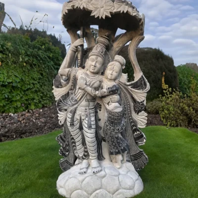 Radha Krishna Statue 12ft | Granite Stone