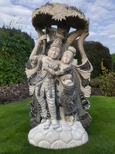 Radha Krishna Statue 12ft | Granite Stone