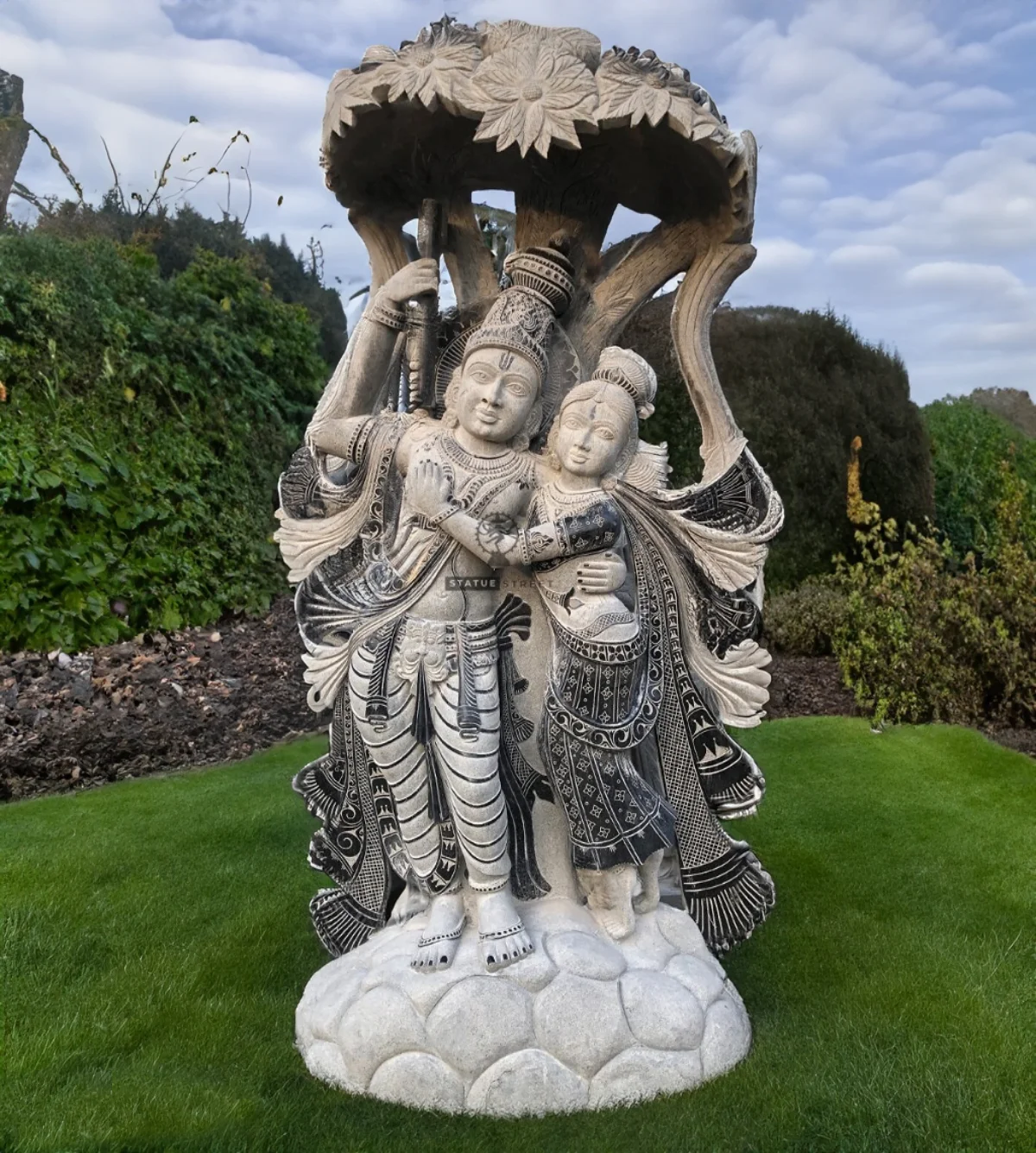 Radha Krishna Statue 12ft | Granite Stone