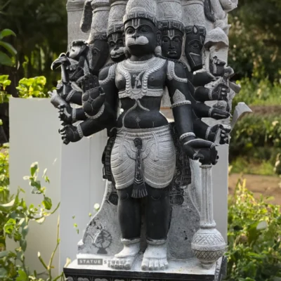 Pancha Muki Hanuman with Our 5ft Statue| Granite stone