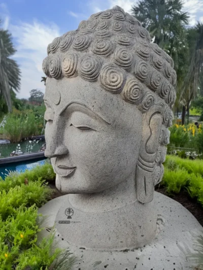 Big Buddha Head 3ft | Granite Stone