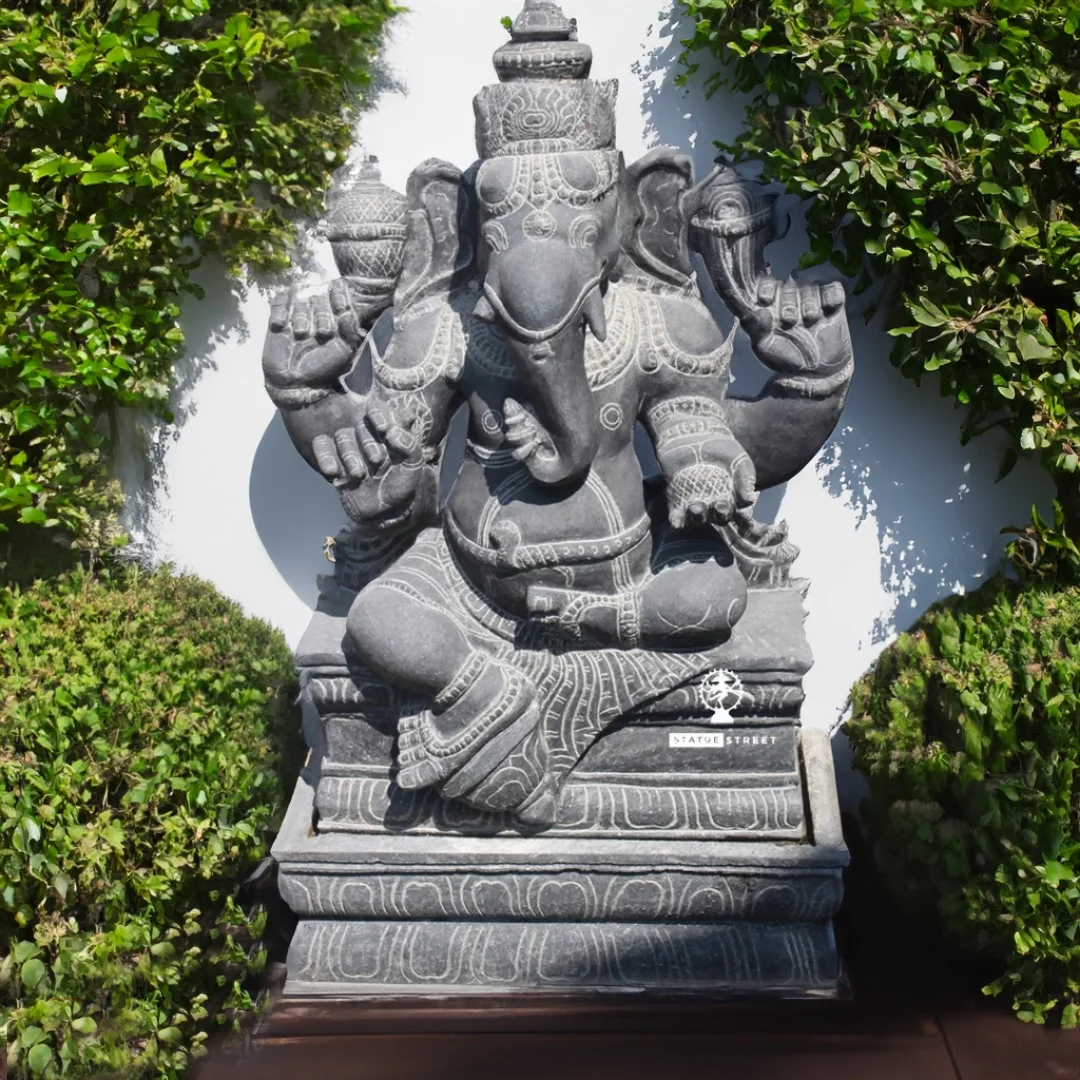 Lord Ganesha Sculpture 3ft | Granite Stone
