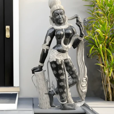 Standing Lady For Interior & Exterior Decor 4ft | Granite Stone