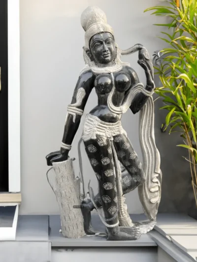 Standing Lady For Interior & Exterior Decor 4ft | Granite Stone