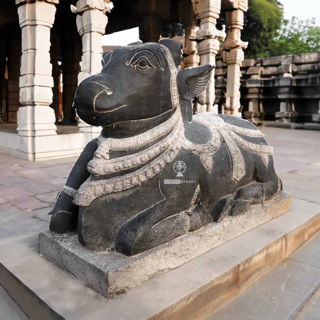 3ft Nandi Stone Sculpture | Granite Stone