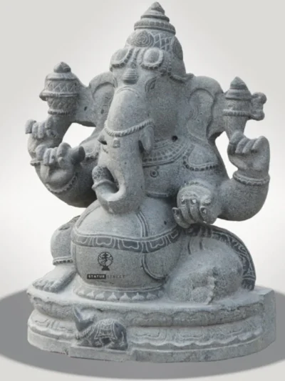 Lord Ganesha (Vinayagar) Sculpture 2ft | Granite Stone