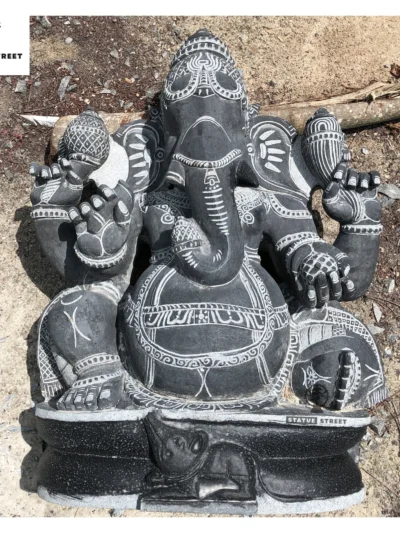 Classic Ganesha 3.5 Ft Stone Sculpture