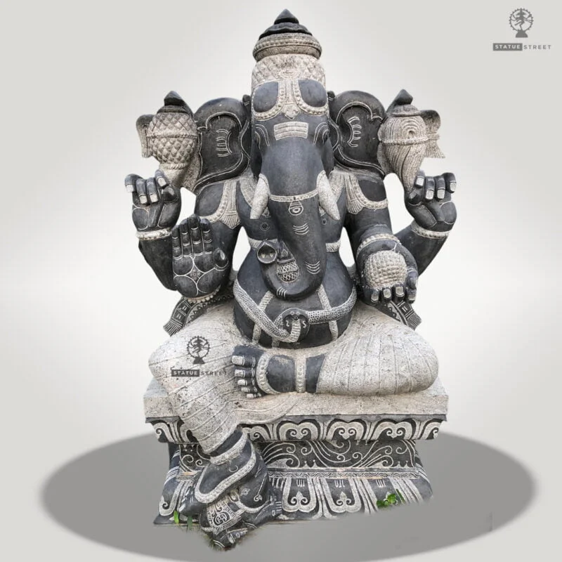 Lord Ganesha (Vinayagar) Sculpture 4ft | Granite Stone