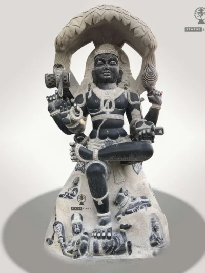 Lord Big Dakshinamurthy 9ft | Granite Stone