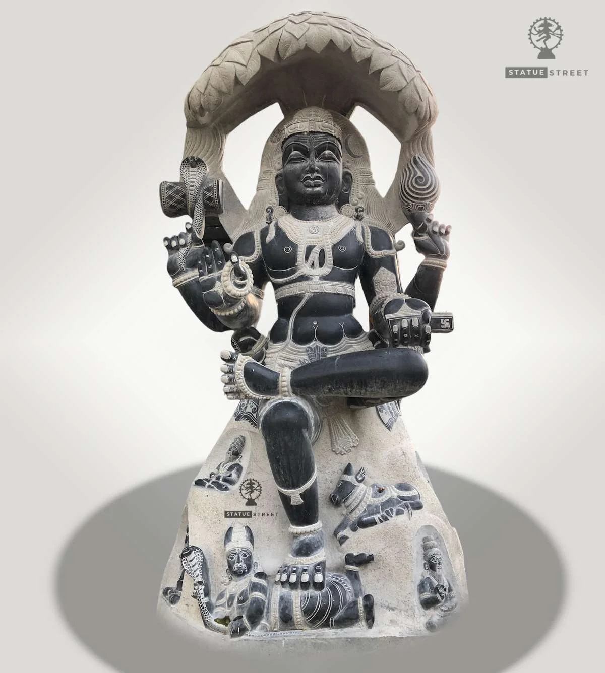 Lord Big Dakshinamurthy 9ft | Granite Stone