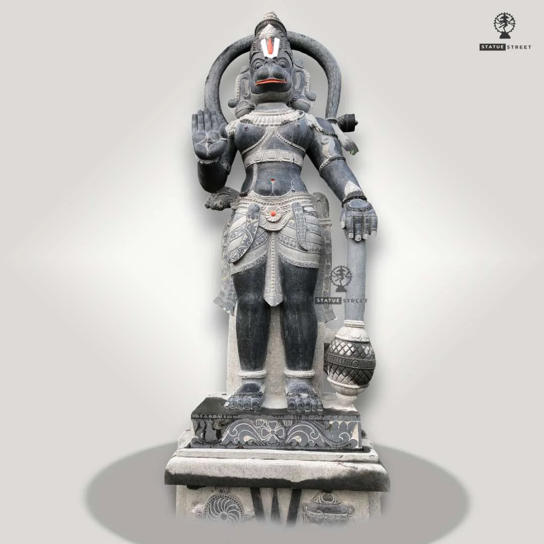 Veera Anjaneya Hanuman 9ft | Granite stone