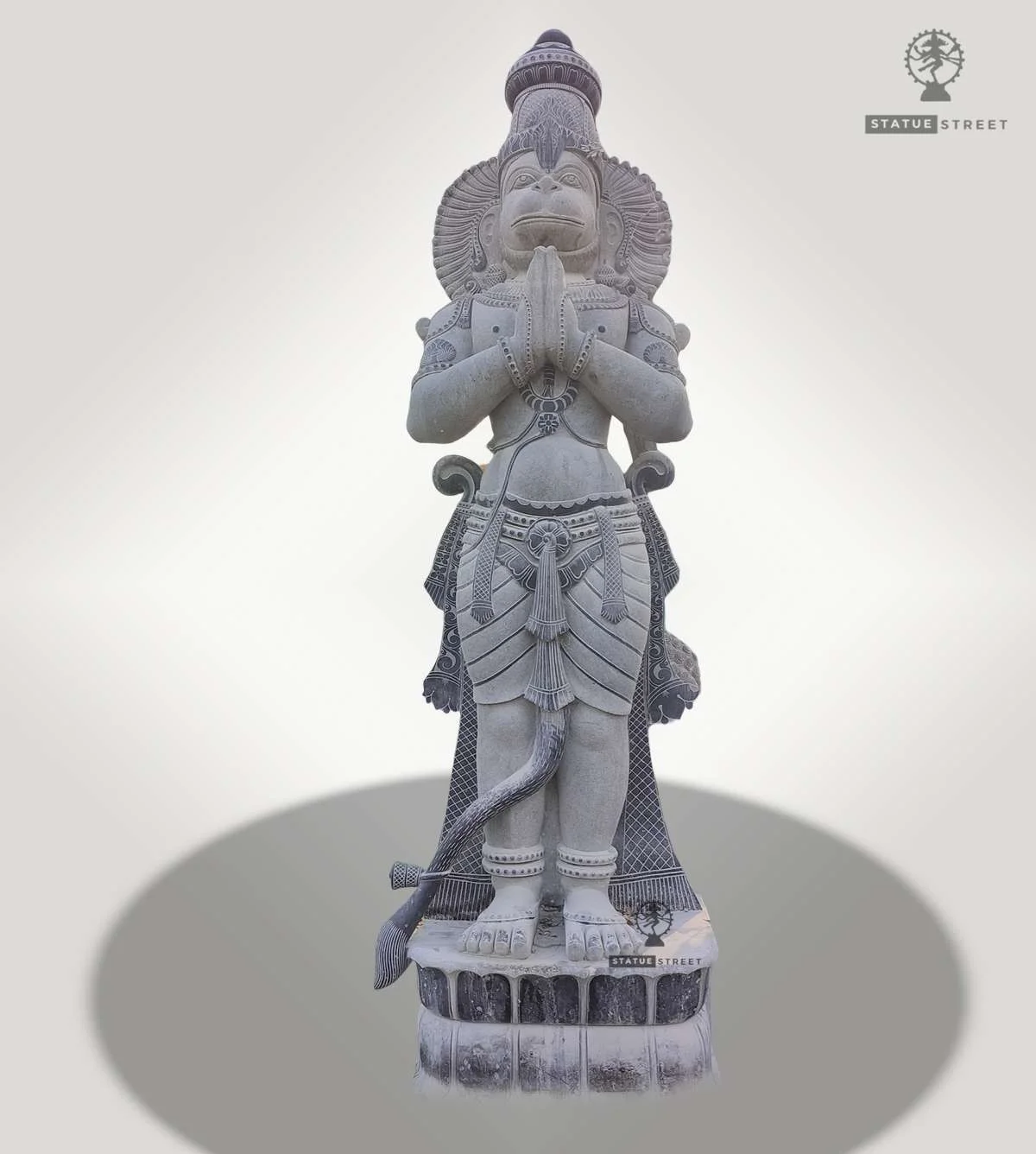 Large Hanuman Sculpture 10ft | Granite Stone