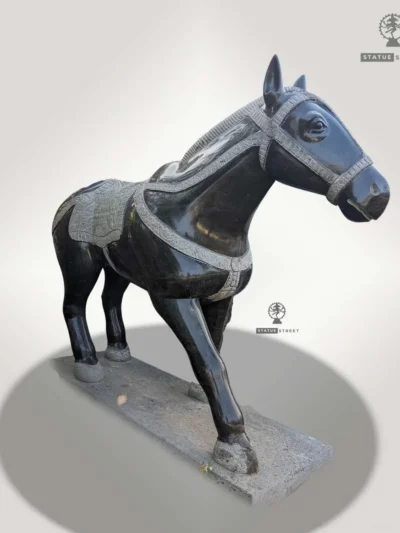 Horse Statue 5ft For Home Exterior | Granite Stone