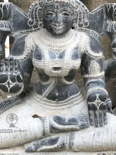 Granite Stone Lakshmi Sculpture 4ft