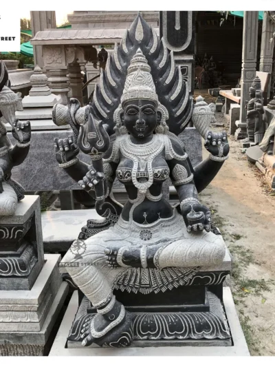 Muthumariamman 5ft Stone Sculpture