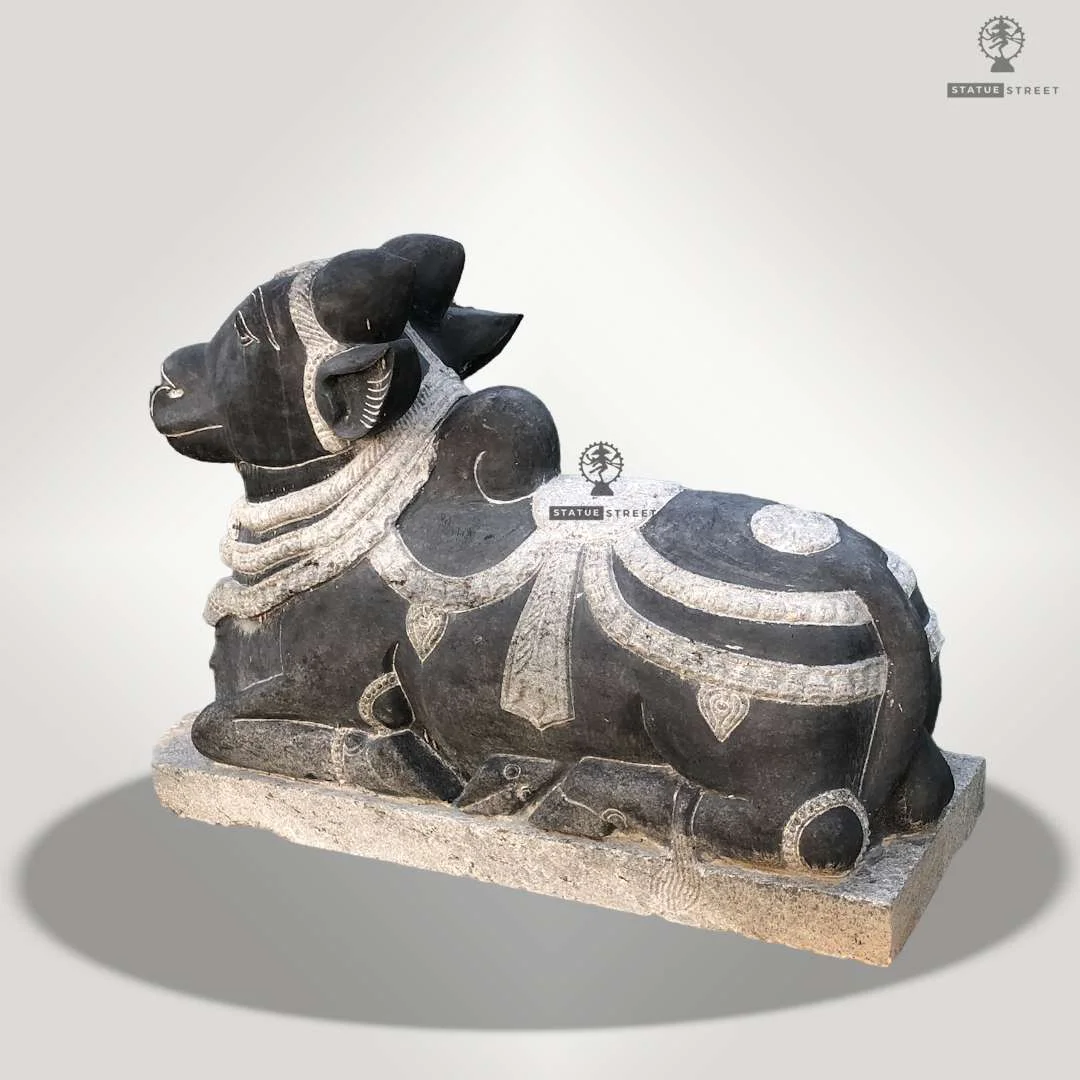 3ft Nandi Stone Sculpture | Granite Stone - Image 3