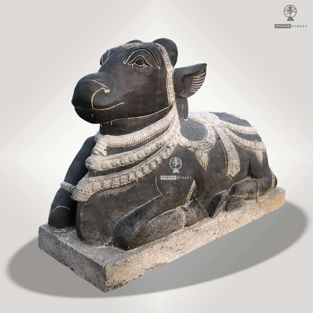 3ft Nandi Stone Sculpture | Granite Stone - Image 4