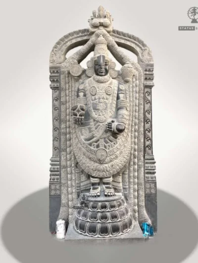 Big Vishnu (Perumal) 8ft | Granite Stone