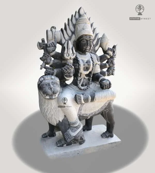 Amman Stone Statue 5ft | Granite Stone - Image 4