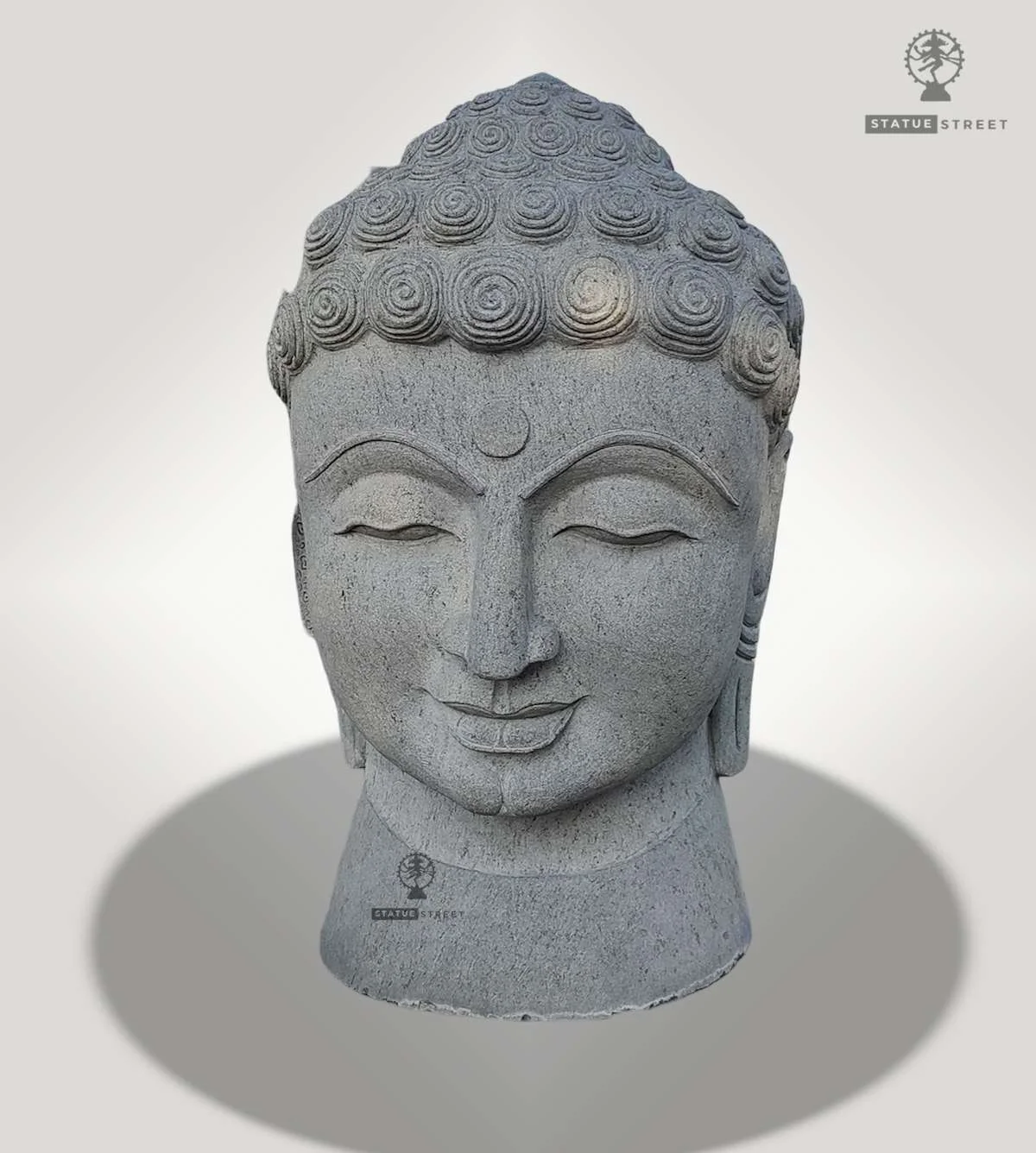 Big Buddha Head 3ft | Granite Stone - Image 3