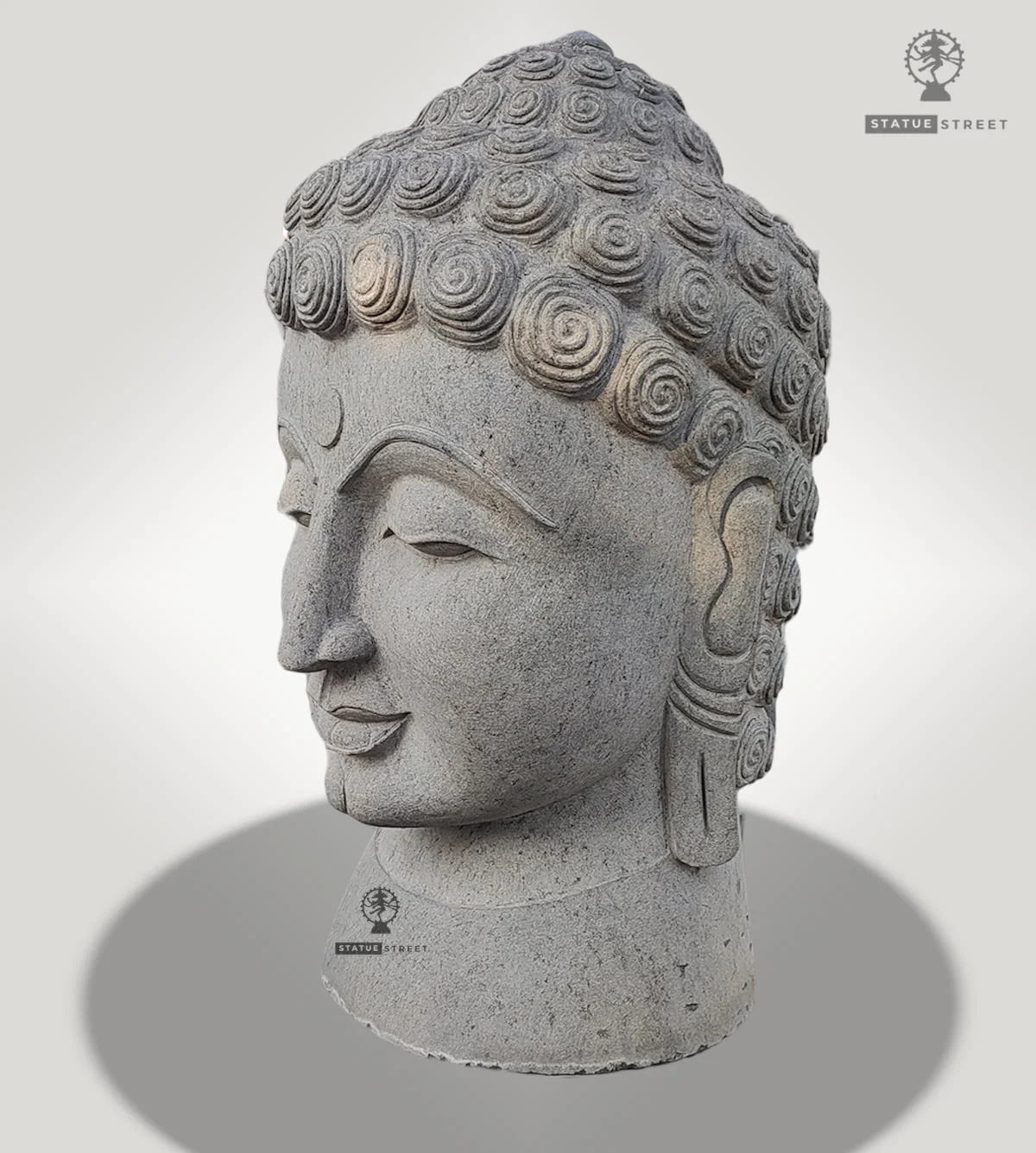 Big Buddha Head 3ft | Granite Stone - Image 2