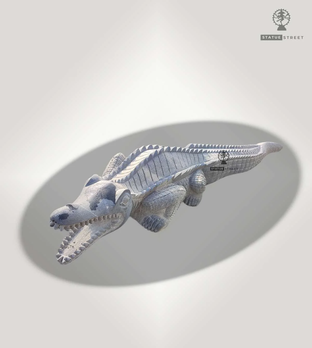 Crocodile Sculpture 2.5ft | Granite Stone