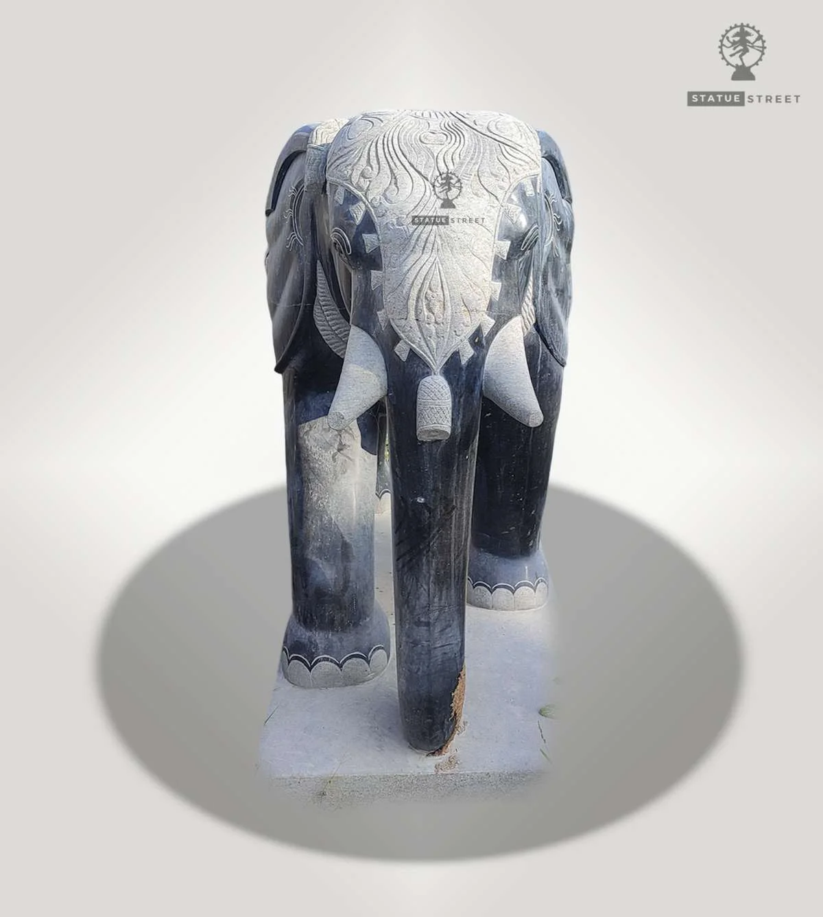 Unique Design Elephant Sculpture 5ft | Granite Stone - Image 3