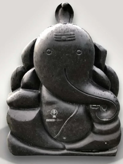 Abstract Ganesha With Snake Sculpture 3ft