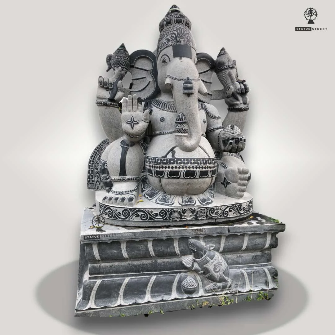 Big Ganesha Statue 7ft Sitting Pose - Image 2