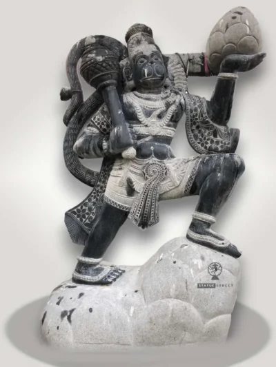 Large Powerful Hanuman Sculpture 7ft