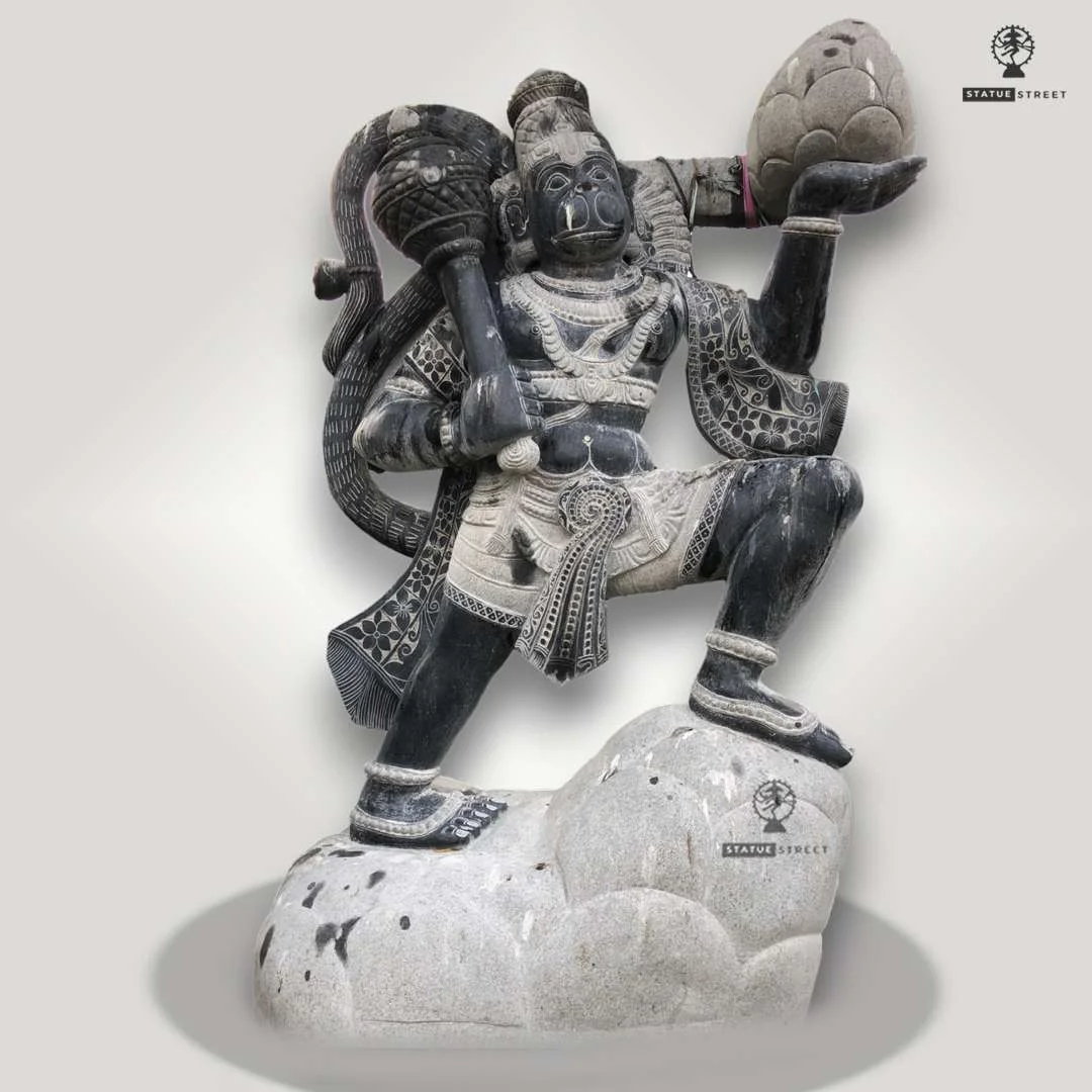 Large Powerful Hanuman Sculpture 7ft