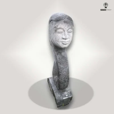 Snake Face Sculpture For Entrance Decor