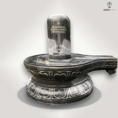 Large Shiva Lingam Stone Sculpture 4ft | Granite Stone